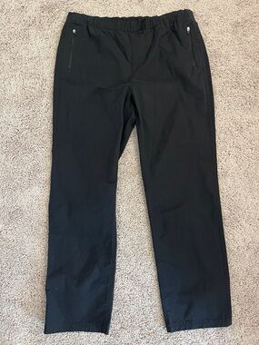 Eddie Bauer Voyager point pants, black size 12 tall NEW NWT